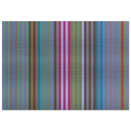 Bulletproof - 1969 - Gene Davis Brushed Aluminum Print - 70x100 cm / 28x40 inches | Gene Davis Aluminum Print | Gene Davis Prints