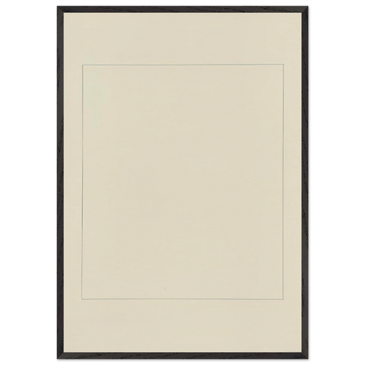 104 PERIMETER SERIES - Robert Mangold Framed Art Print – Black Wooden Frame - Default Title - -Framed Art Print