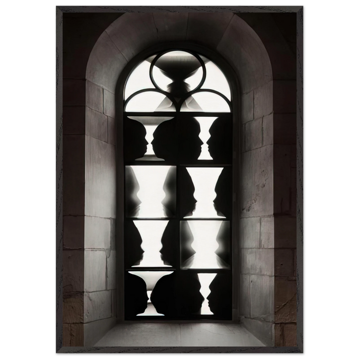 MENSCHENSOHN 2009 - Sigmar Polke 70x100 cm / 28x40 inches Framed Art Print – Black Wooden Frame