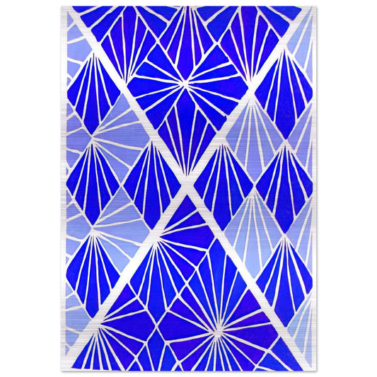 COMPOSITION 24 - Sonia Delaunay Brushed Aluminum Print - 70x100 cm / 28x40 inches | Sonia Delaunay Aluminum Print | Sonia Delaunay Prints