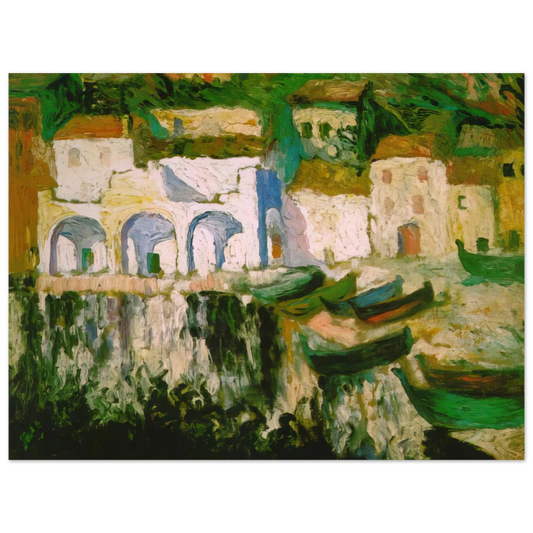 Salvador Dali - VIEW OF PORTDOGUE PORT ALUGER Fine Art Poster - Default Title