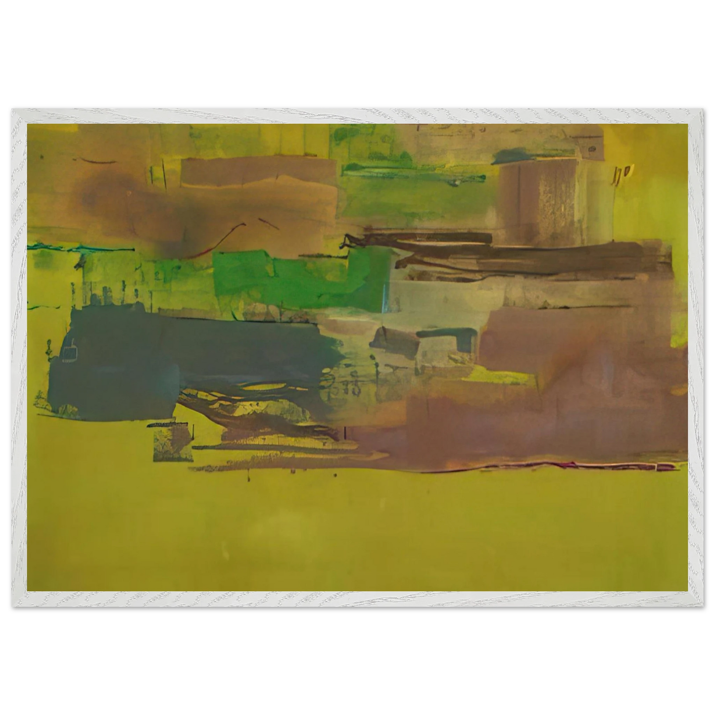 Helen Frankenthaler - August Deep - 1978 Wall art - 45x60 cm / 18x24 inches - Fine Art Poster - -