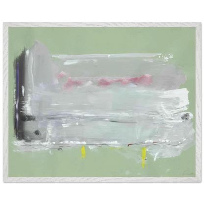 Helen Frankenthaler - Untitled - 1984 Wall art - A3 (29.7 x 42  cm) - Premium Wooden Framed Poster With Fine Art Paper-canvas - Black frame