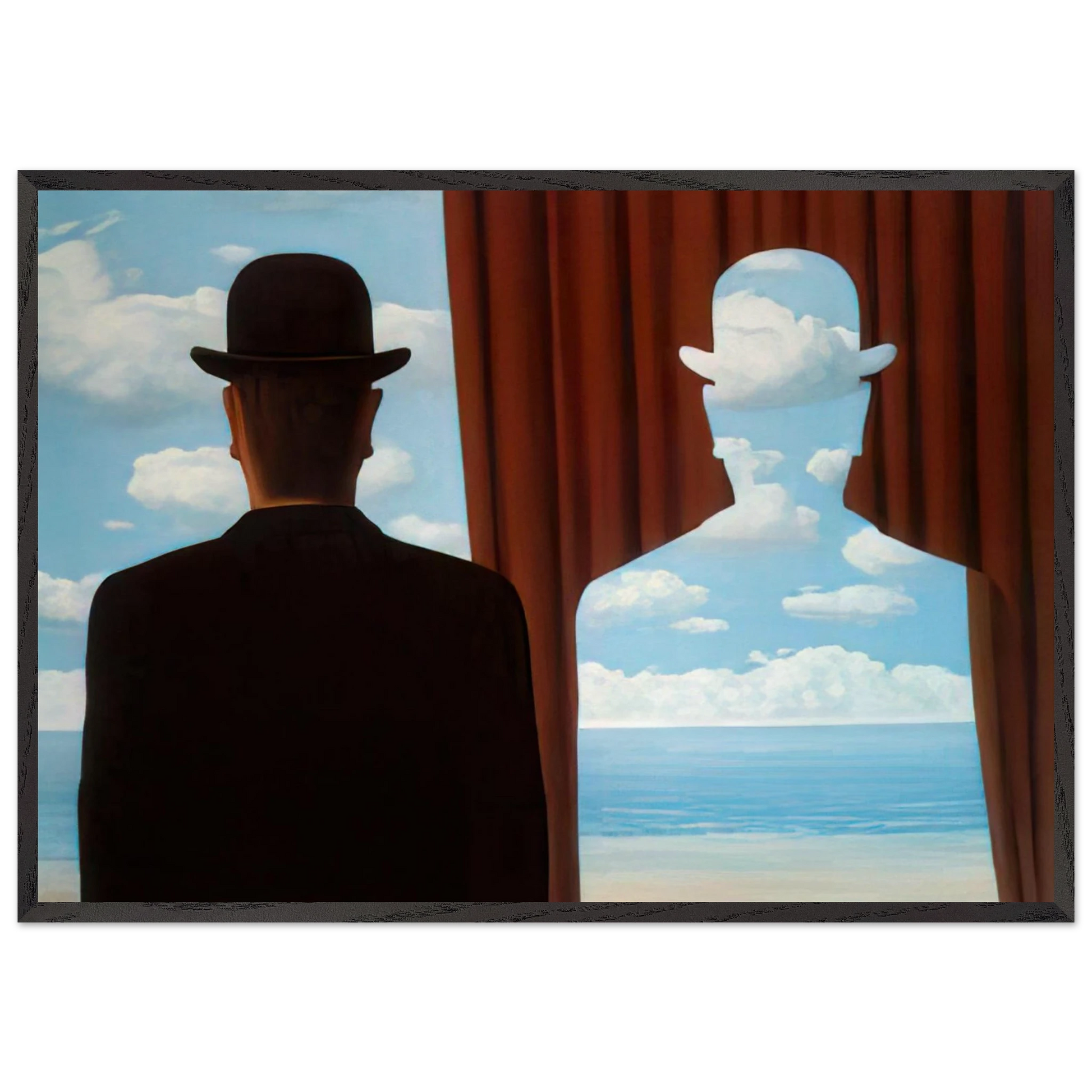 DECALCOMANIA 1966 - Rene Magritte Framed Art Print – Black Wooden Frame - Default Title - -Framed Art Print