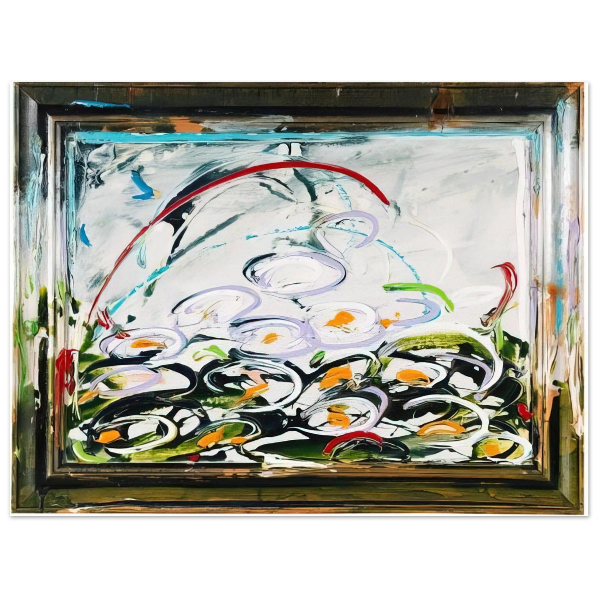 Mario Schifano - Giglio d'aqua - 1984 Fine Art Poster - Default Title