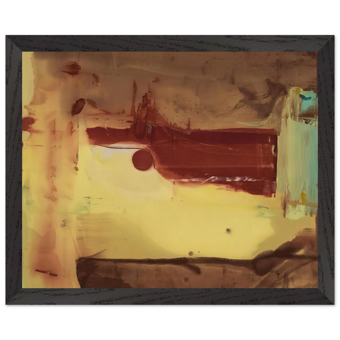 Helen Frankenthaler - Desert Pass - 1976 Wall art - 28x43  cm / XL (11x17 inches) - Fine Art Poster - -