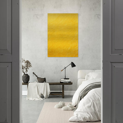 Indian Yellow - Marcia Hafif Brushed Aluminum Print - 70x100 cm / 28x40 inches | Marcia Hafif Aluminum Print | Marcia Hafif Prints