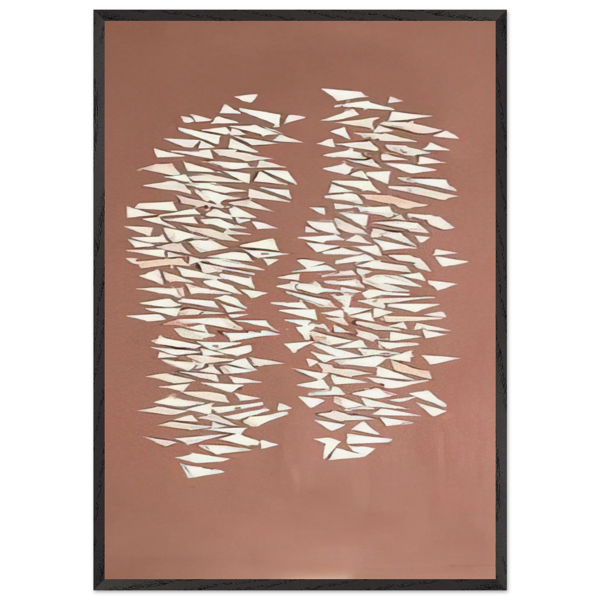 Quiet Vertical - 2006 - Robert Goodnough Framed Art Print – Black Wooden Frame - Default Title - -Framed Art Print