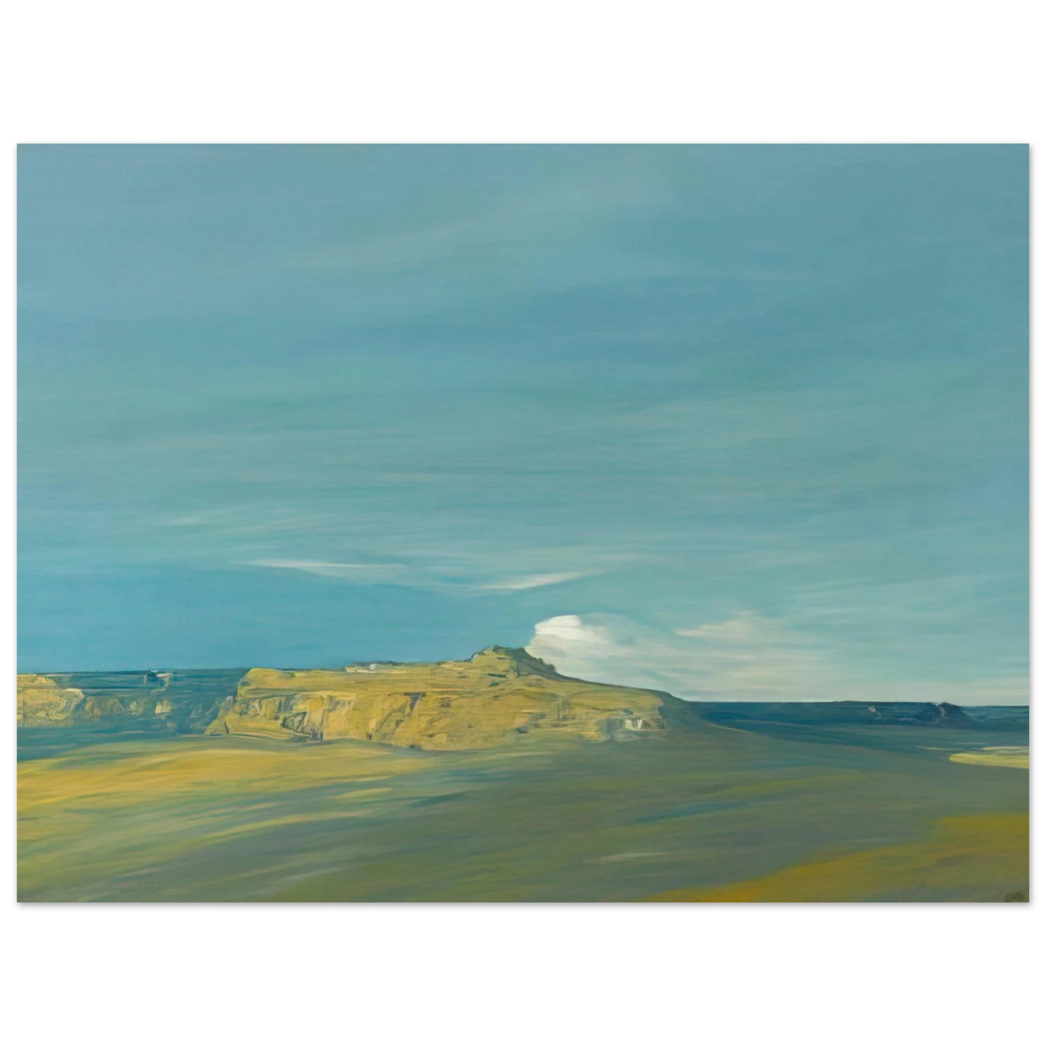 Xavier Martinez - Oraibi, Hopi village, Arizona - Tonalism  75x100 cm / 30x40inches Fine Art Poster