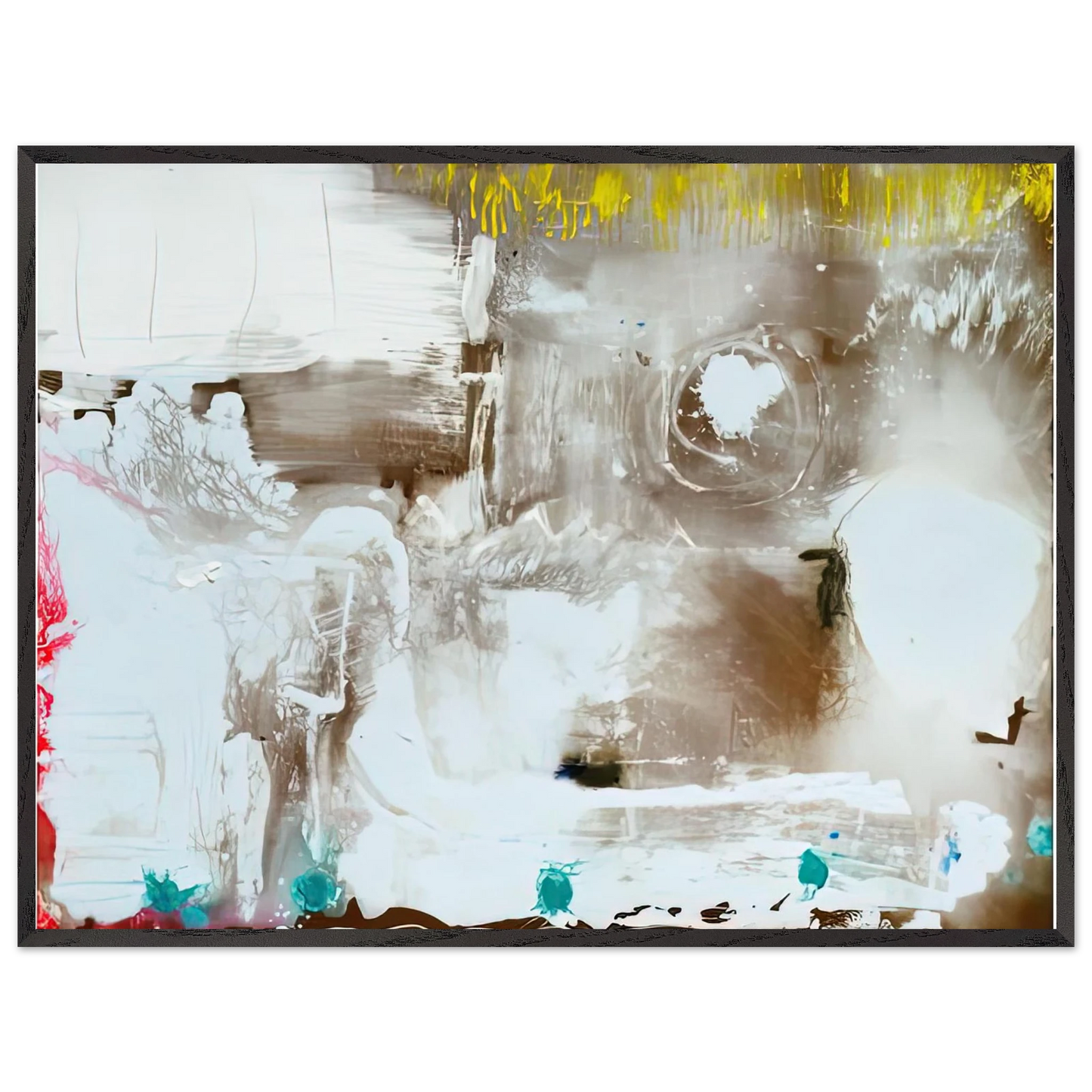 Helen Frankenthaler - Arctic Thaw, 1990- Wall Art - 60x80 cm / 24x32 inches - Fine Art Poster - -