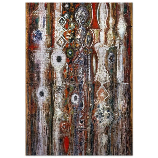 Illumination Gothic - Richard Pousette-Dart Brushed Aluminum Print - 70x100 cm / 28x40 inches | Richard Pousette-Dart Aluminum Print | Richard Pousette-Dart Prints