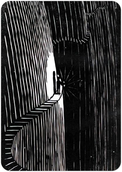 ESCHER (7) By MC Escher Pack of 10 Post Cards | MC Escher Post Cards | A6 (10.5 x 14.8 cm) - 4.1 x 5.8 inches