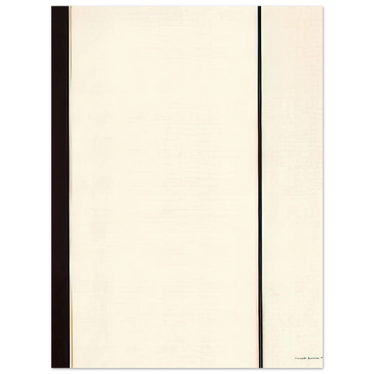 Barnett Newman - The Station of the Cross - Sixth Station Fine Art Poster - Default Title