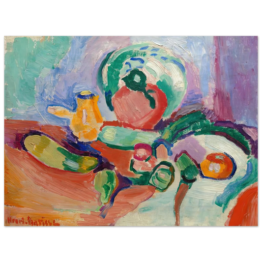 Henri Matisse - STILL LIFE WITH VEGETABLES 1905 Fine Art Poster - Default Title