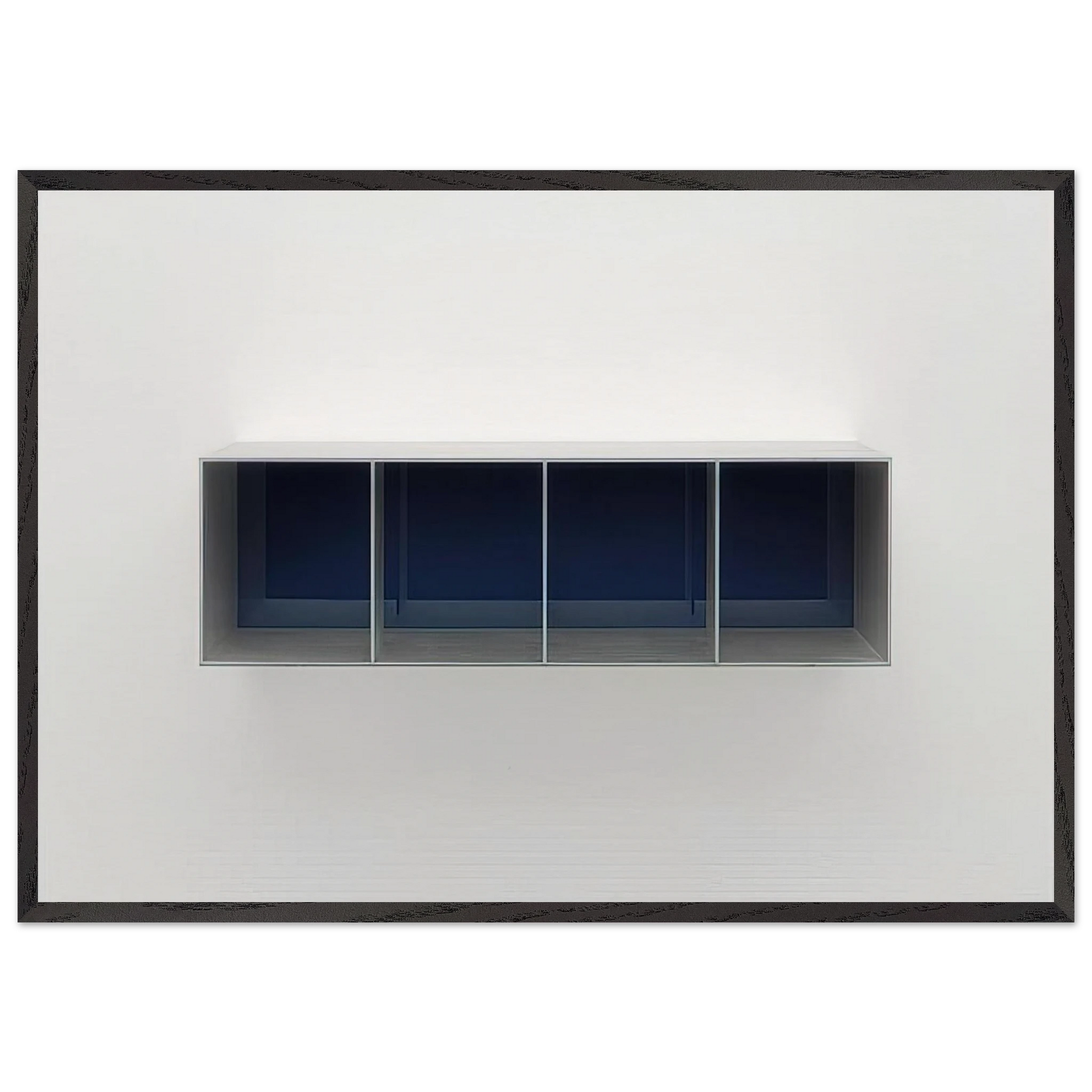 Untitled Menziken - 1988 - Donald Judd Framed Art Print – Black Wooden Frame - Default Title - -Framed Art Print