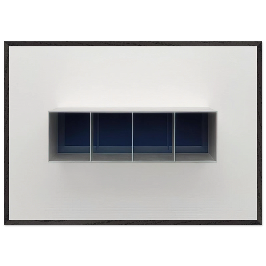 Untitled Menziken - 1988 - Donald Judd 70x100 cm / 28x40 inches Framed Art Print – Black Wooden Frame
