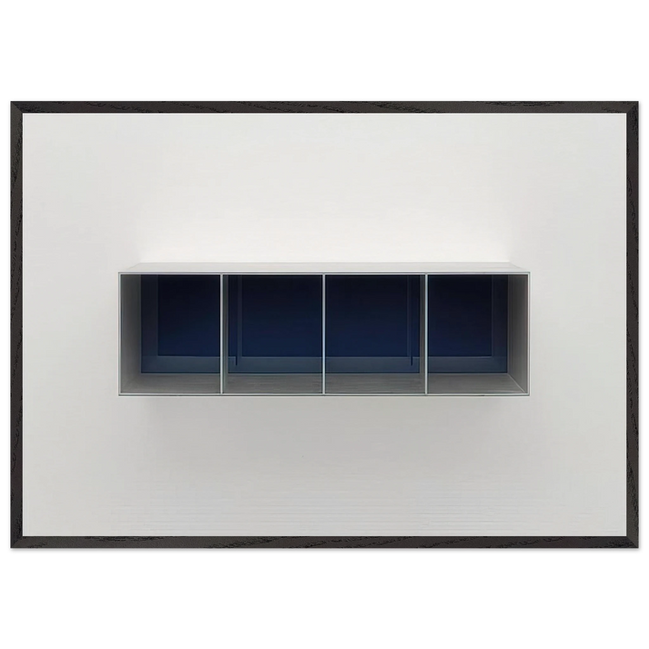 Untitled Menziken - 1988 - Donald Judd 70x100 cm / 28x40 inches Framed Art Print – Black Wooden Frame
