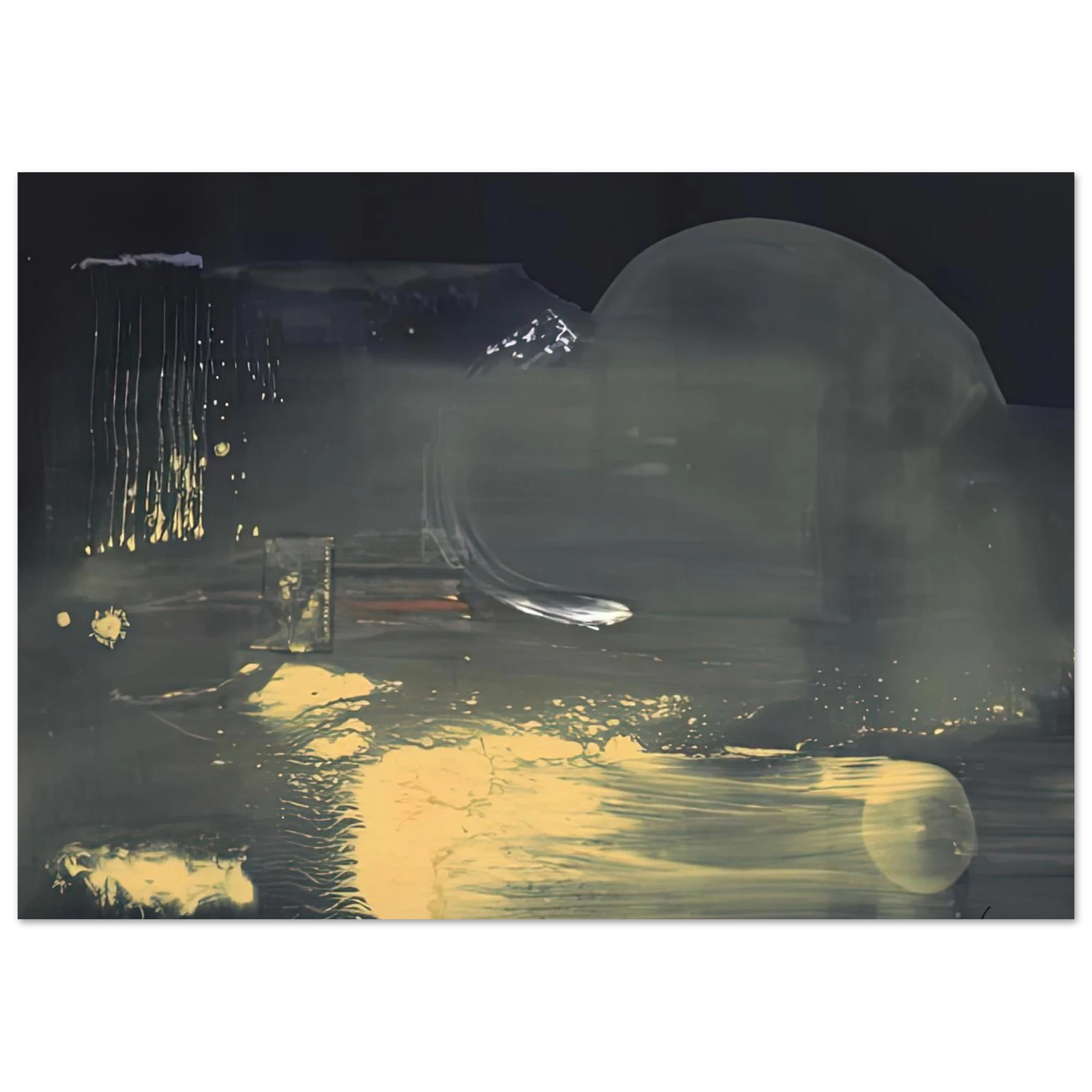 Helen Frankenthaler - Spellbound, 1991- Wall Art - 30x40 cm / 12x16 inches - Premium Wooden Framed Poster With Fine Art Paper - Black frame