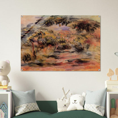 The Footpath - Pierre-Auguste Renoir Acrylic Print - 70x100 cm / 28x40″ inches