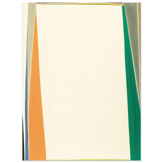 Larry Zox - Open White Center - 1974 Fine Art Poster - Default Title