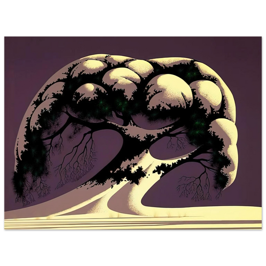 Eyvind Earle - Snow Tree Fine Art Poster - Default Title
