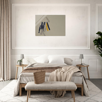 Striped Picture - 1962 - Charlotte Posenenske Acrylic Print - 70x100 cm / 28x40″ inches | Charlotte Posenenske Wall Art | Charlotte Posenenske Prints
