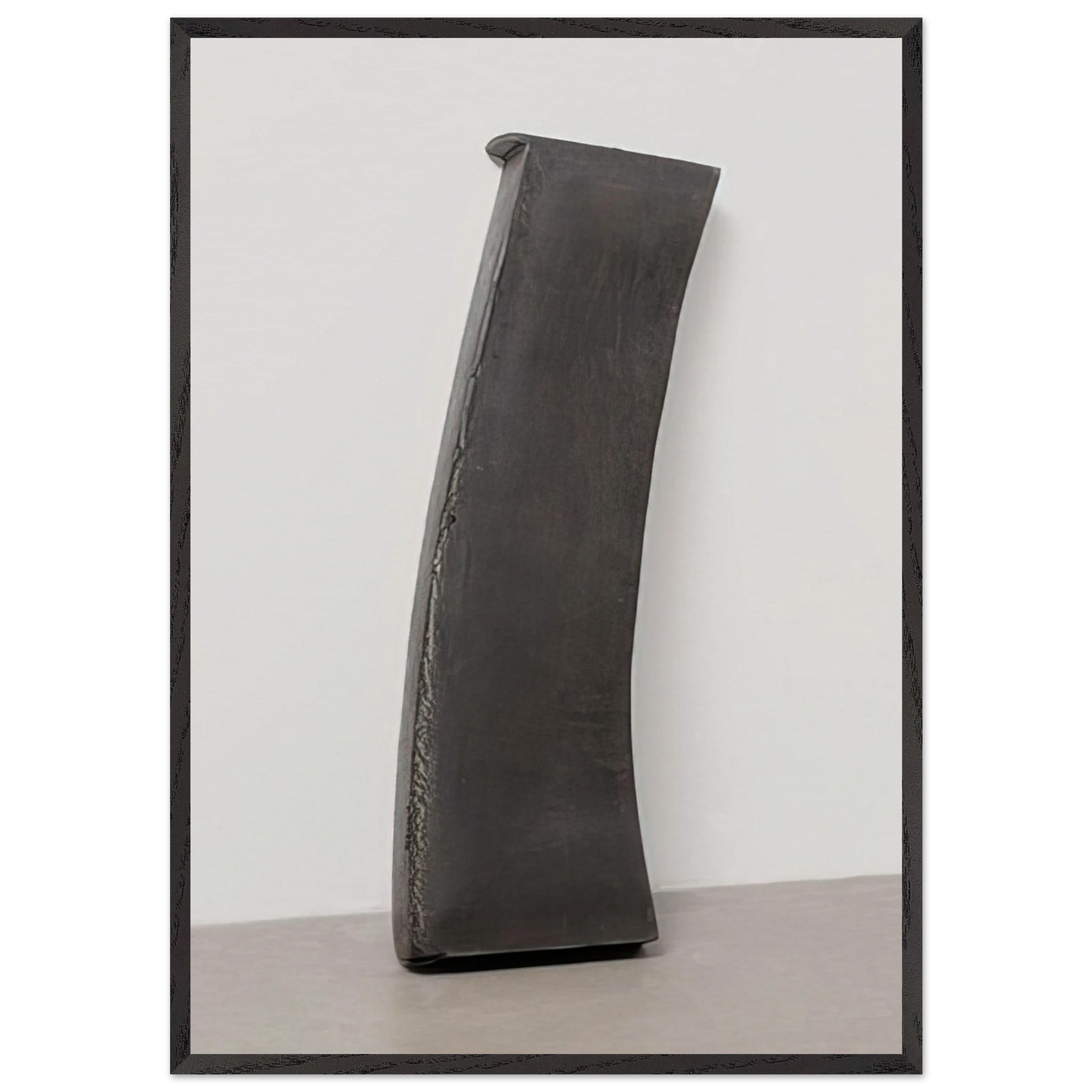 CHUNK 1967 - Richard Serra Framed Art Print – Black Wooden Frame - Default Title - -Framed Art Print