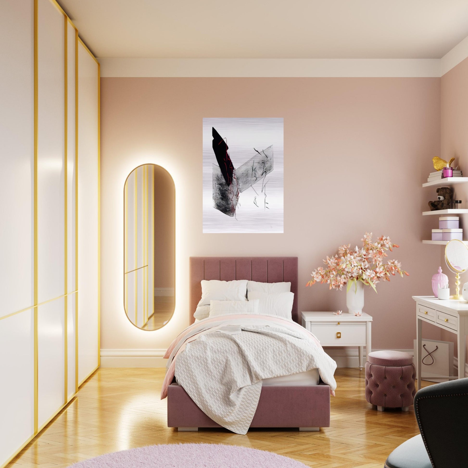 Katachi - Abstract Expressionism - Toko Shinoda Brushed Aluminum Print - 70x100 cm / 28x40 inches | Toko Shinoda Aluminum Print | Toko Shinoda Prints