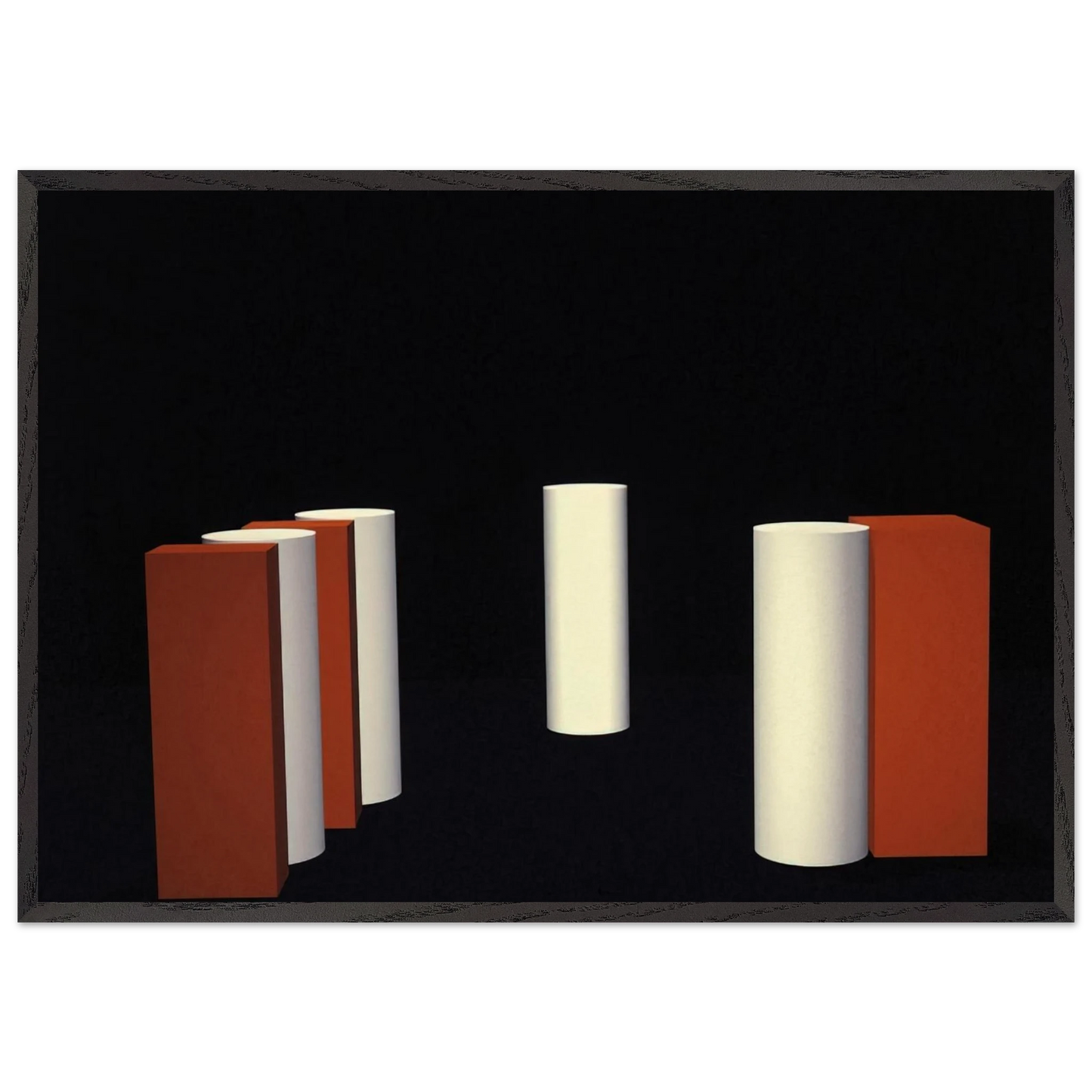 Ballet Neoconcreto  1 - 1958 - Lygia Pape Framed Art Print – Black Wooden Frame - Default Title - -Framed Art Print