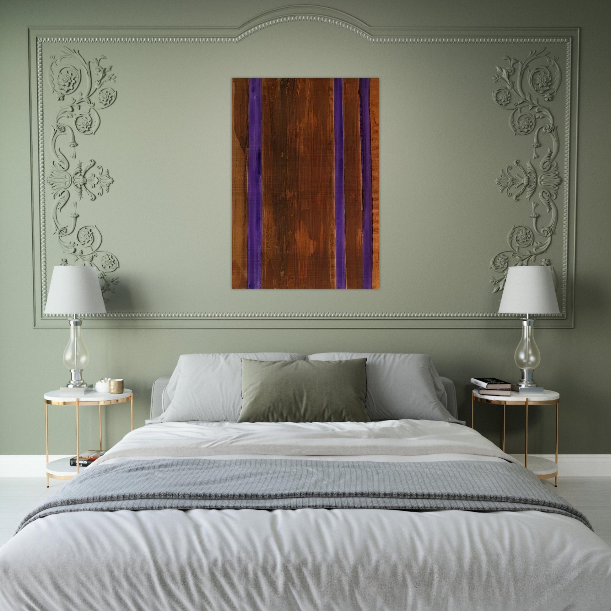 Untitled brownviolet - 2001 - Gunther Forg Brushed Aluminum Print - 70x100 cm / 28x40 inches | Gunther Forg Aluminum Print | Gunther Forg Prints