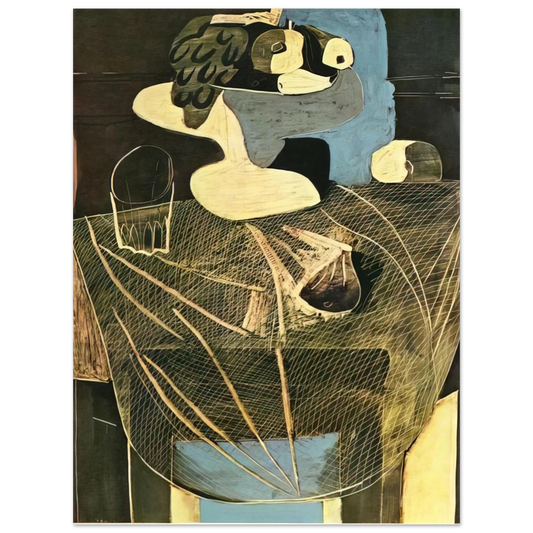 Pablo Picasso - Still life with fishing net Fine Art Poster - Default Title