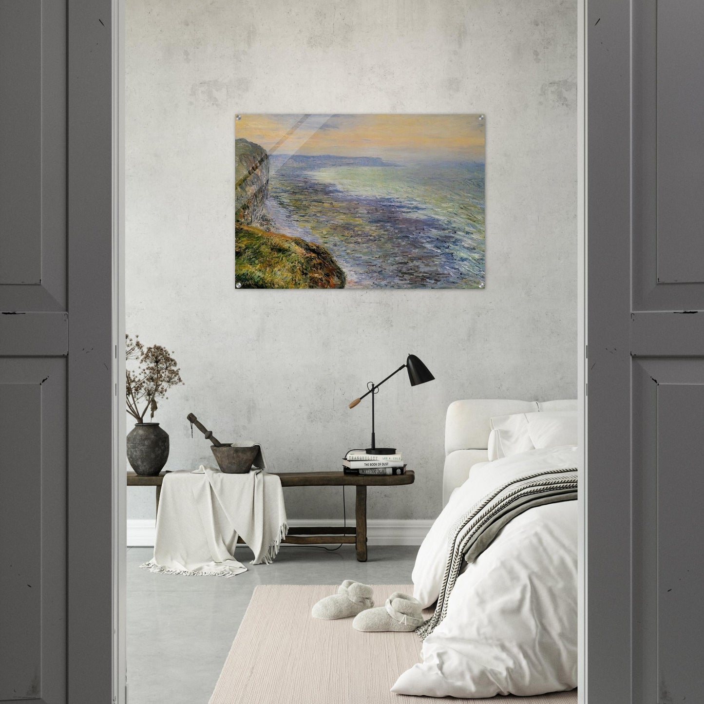 Seascape near Fecamp - claude monet Acrylic Print - 70x100 cm / 28x40″ inches