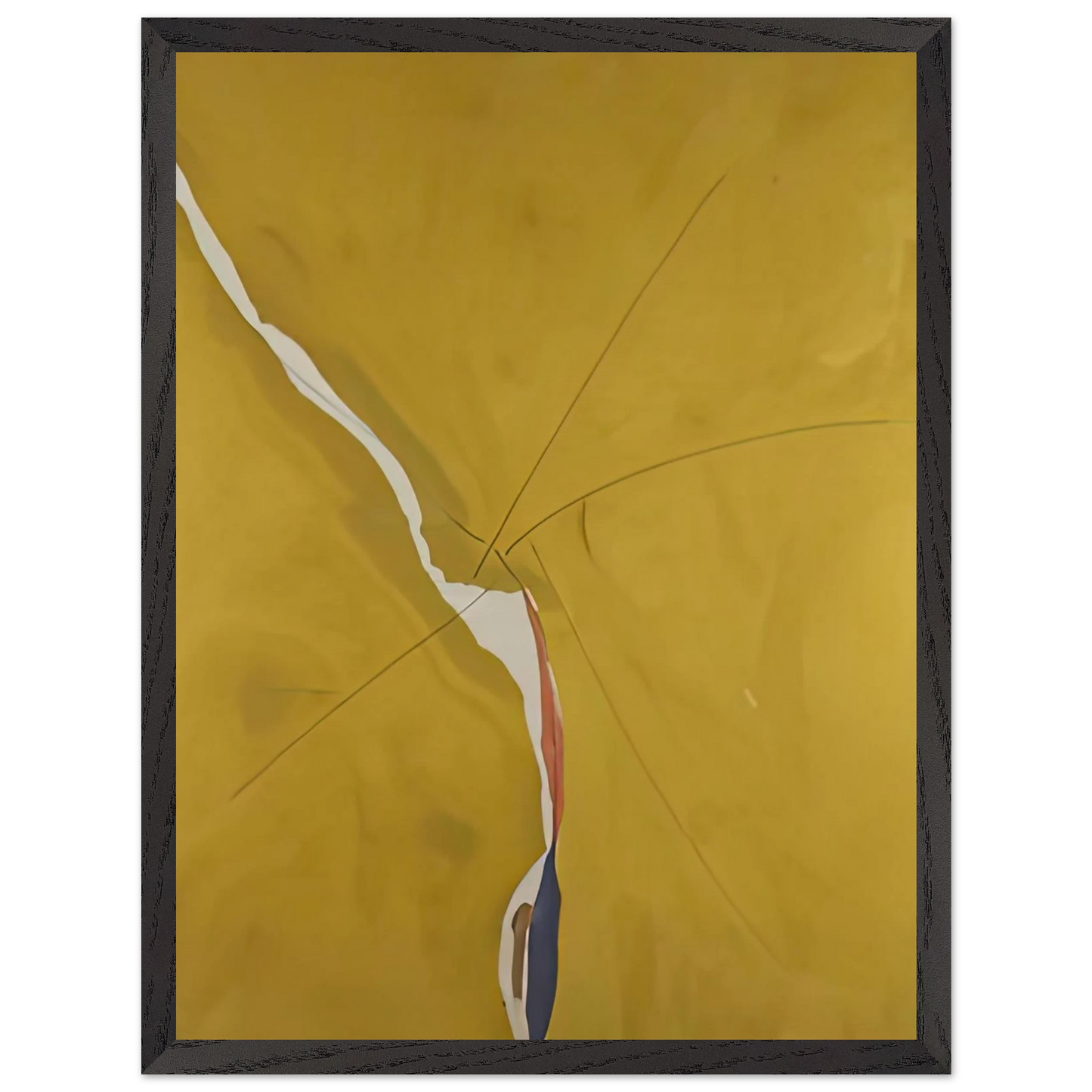 Helen Frankenthaler - Sesame, 1970- Wall Art - 21x29.7 cm / 8x12" - Premium Wooden Framed Poster With Fine Art Paper - Wood frame