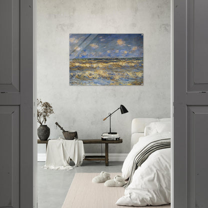 Rough Sea - claude monet Acrylic Print - 70x100 cm / 28x40″ inches | claude monet Wall Art | claude monet Prints