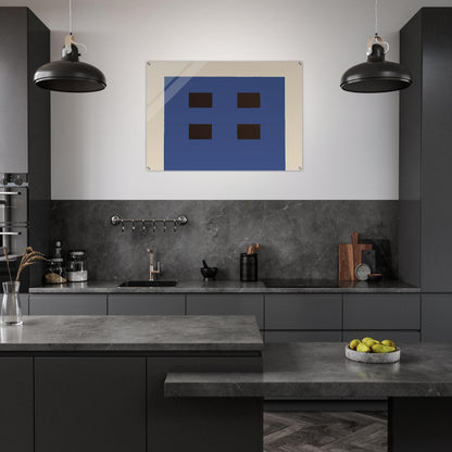 Apartment House - 1981 - Peter Halley Acrylic Print - 70x100 cm / 28x40″ inches | Peter Halley Wall Art | Peter Halley Prints