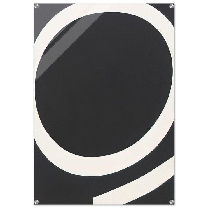 Running White - Ellsworth Kelly Acrylic Print - 70x100 cm / 28x40″ inches