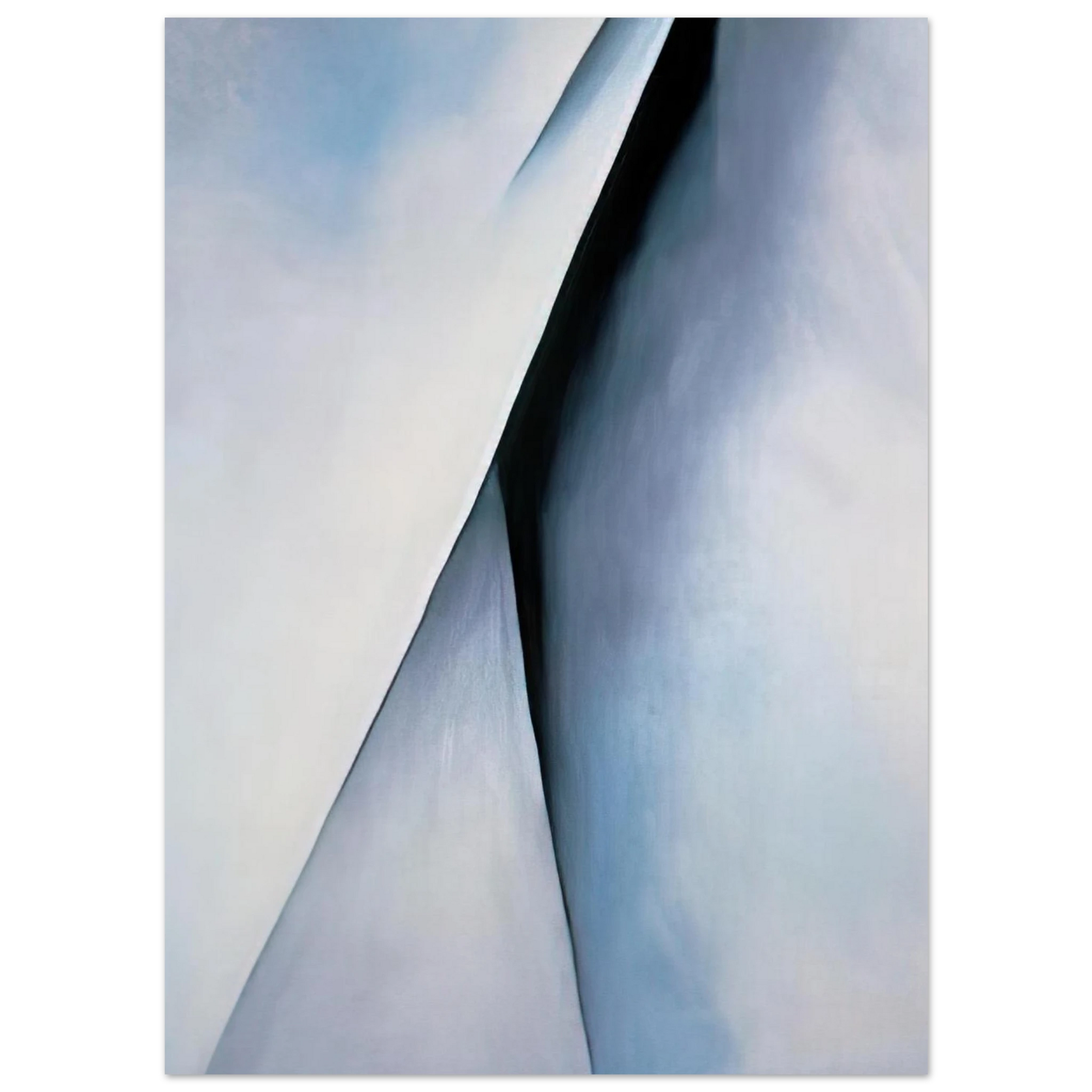 Georgia O'Keeffe - Abstraction White Fine Art Poster - 40x60 cm / 16x24 inches
