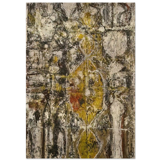 Cascella II - 1952 - Richard Pousette-Dart Brushed Aluminum Print - 70x100 cm / 28x40 inches | Richard Pousette-Dart Aluminum Print | Richard Pousette-Dart Prints