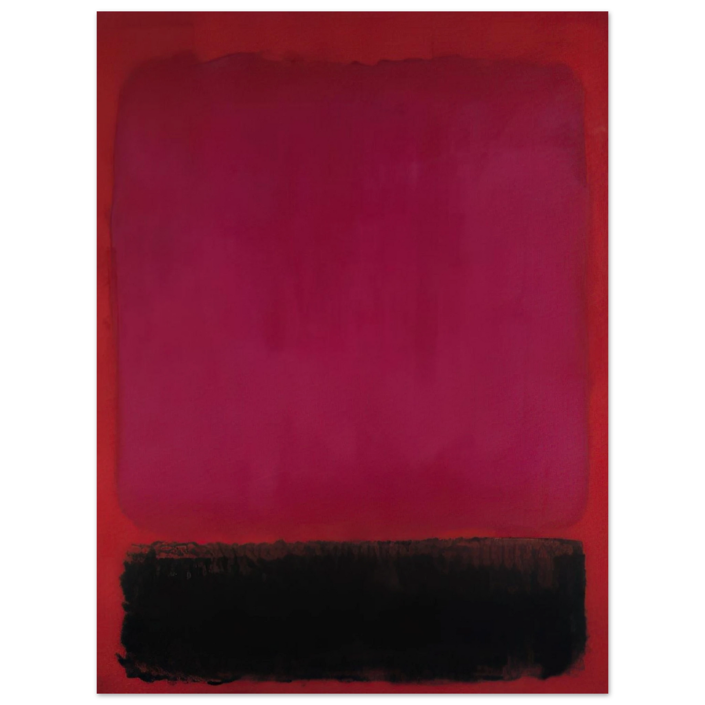 Helen Frankenthaler - Untitled - 1967 Wall art - 21x29.7 cm / 8x12" - Premium Wooden Framed Poster With Fine Art Paper - Wood frame