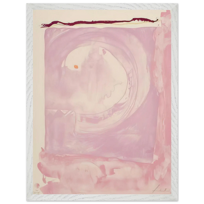 Helen Frankenthaler - Reflections IX - 1995 Wall art - A3 (29.7 x 42  cm) - Premium Wooden Framed Poster With Fine Art Paper - Black frame