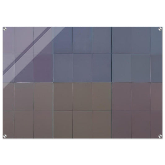 Microchromie, gris puissance [6] - Fernand Leduc Acrylic Print - 70x100 cm / 28x40″ inches