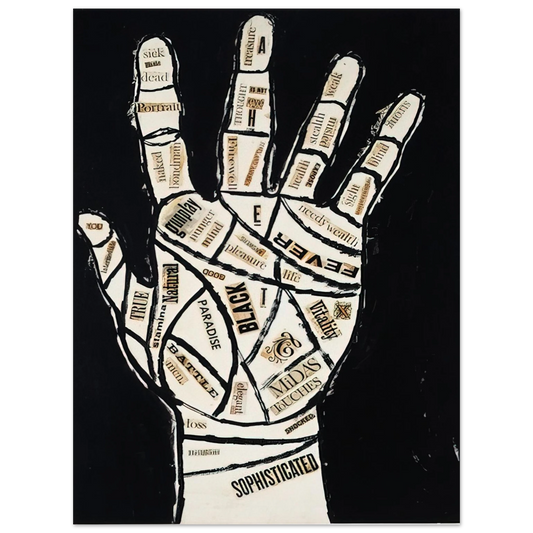 Andy Warhol - Hand Fine Art Poster - 13x18 cm / 5x7 inches