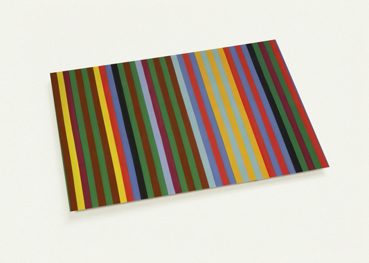 Circus Sounds - 1967 By Gene Davis Pack of 10 Post Cards | Gene Davis Post Cards | A6 (10.5 x 14.8 cm) - 4.1 x 5.8 inches