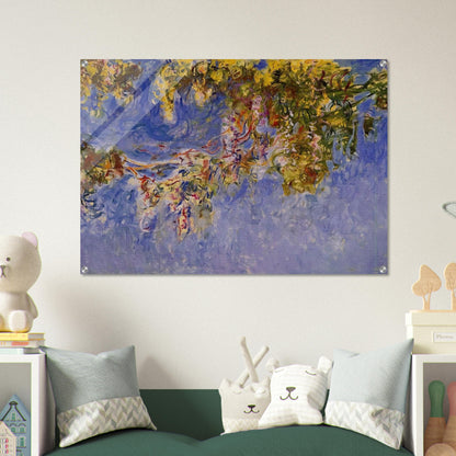 Wisteria - claude monet Acrylic Print - 70x100 cm / 28x40″ inches