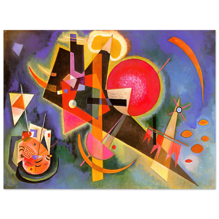 Wassily Kandinsky - IN BLUE 1925  75x100 cm / 30x40inches Fine Art Poster