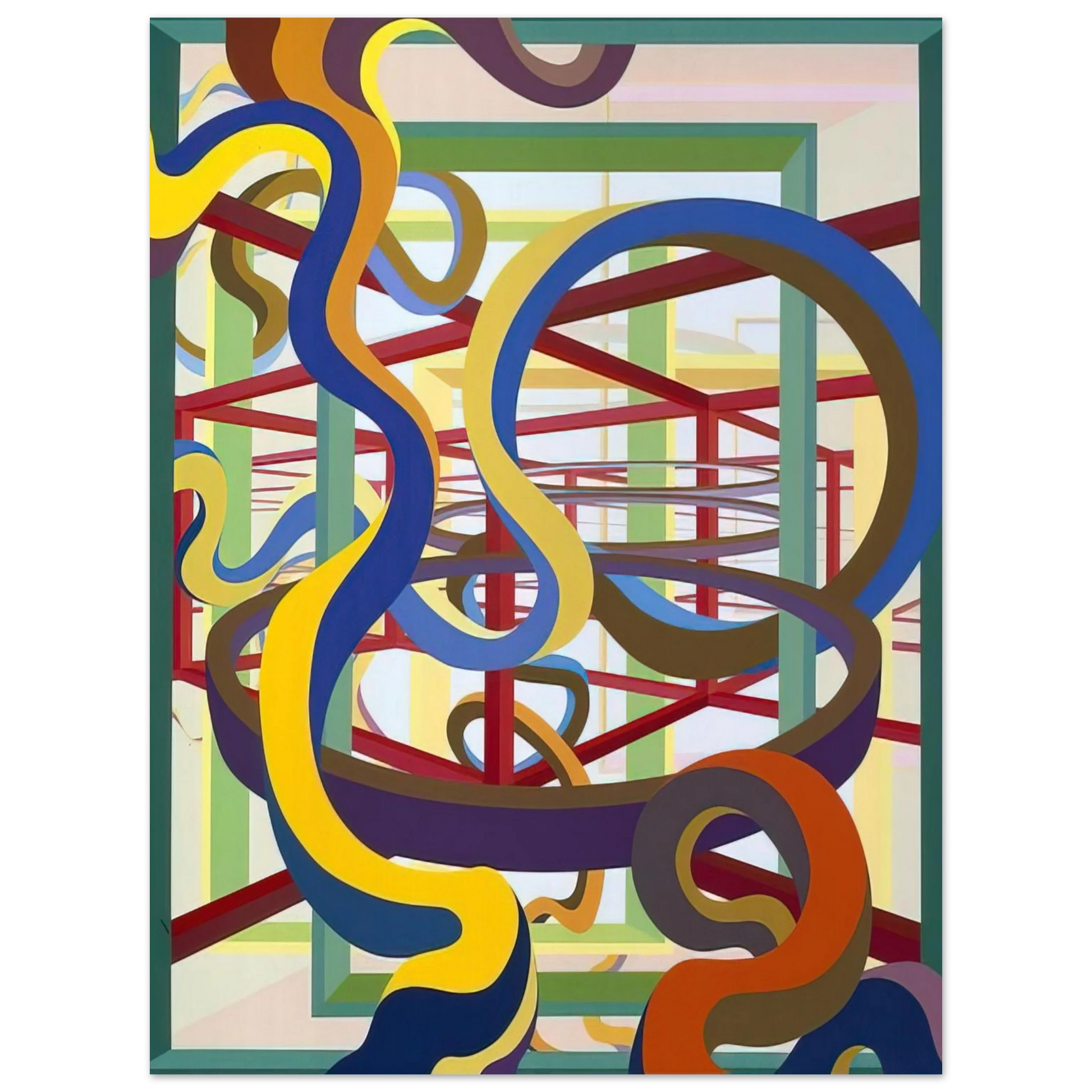 Al Held - Vorcex IV Fine Art Poster - Default Title