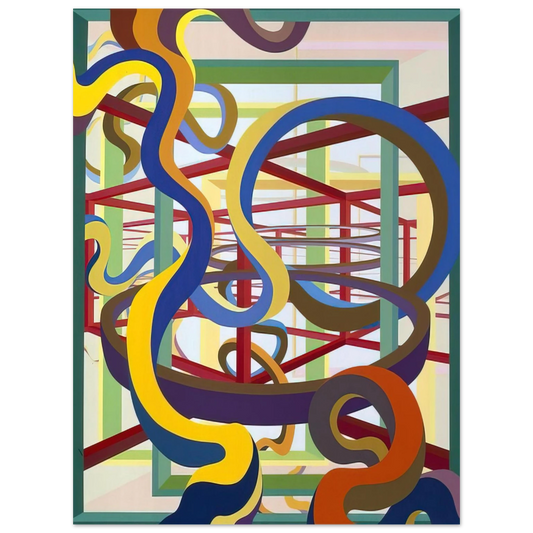 Al Held - Vorcex IV Fine Art Poster - Default Title