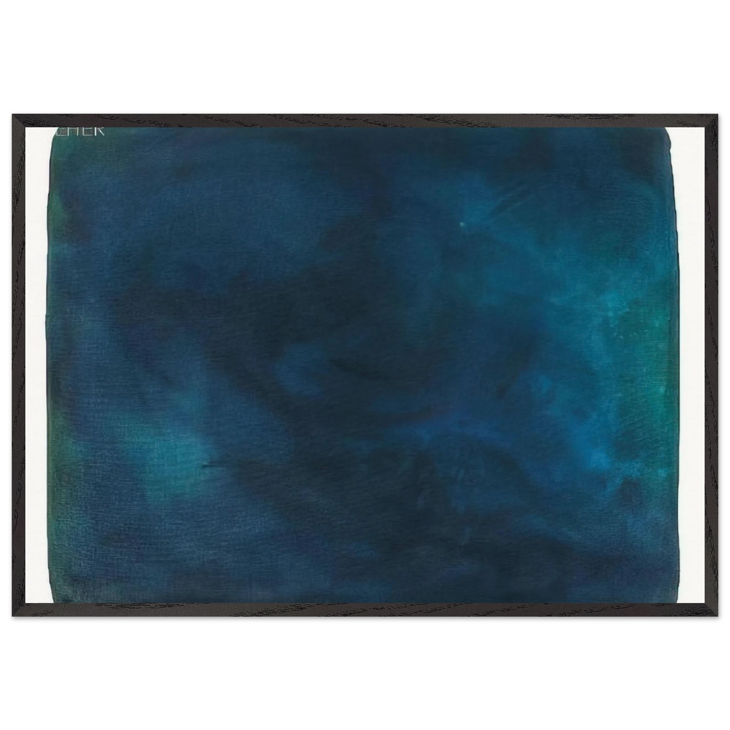 UNTITLED 1988 N1 - Gotthard Graubner Framed Art Print – Black Wooden Frame - Default Title - -Framed Art Print