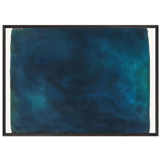 UNTITLED 1988 N1 - Gotthard Graubner Framed Art Print – Black Wooden Frame - Default Title - -Framed Art Print