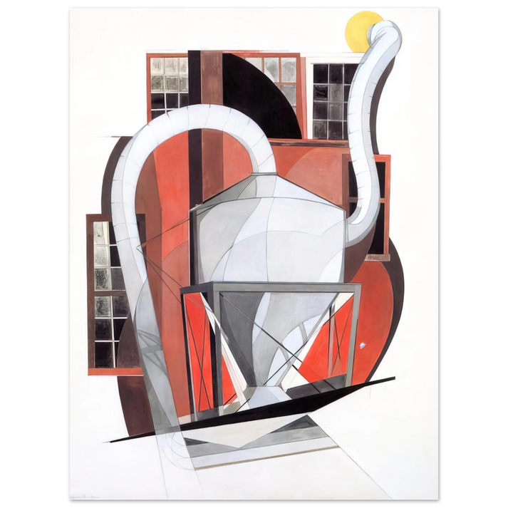 Charles Demuth - Machinery - 1920  75x100 cm / 30x40inches Fine Art Poster